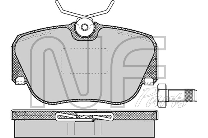 NF PARTS Jarrupala, levyjarru NF0006181